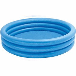 Intex 58426NP - Aufblasbarer Pool Crystal Blau, Vinyl, Blau, 147x33 cm