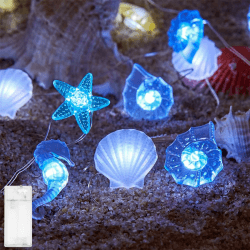 Lichterkette Meerestiere,2M 20LED Lichterkette Kinderzimmer Meerestiere,Lichterkette Lnnen,Lichterkette Fenster Innen,Aussenlichterkette Batterie,Lichterketten Vorhang,Outdoor Christmas Decorations A3-2m20pcs