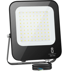 Aigostar-50W LED Strahler Außen，4700 lm Superhelles Fluter， IP65 Wasserdicht & IK07 Schutzklasse， 6500K Innen und Scheinwerfer für Hof， Garten， Garage， Dach usw.