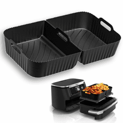 Fine jade2 2PCS Heißluftfritteuse Zubehör Airfryer Zubehör für Ninja Foodi AF500EU Air Fryer Accessories für Heißluftfritteuse Ninja 500 Airfryer