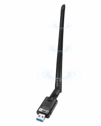 Adaptador Bluetooth 5.0 + 1300 Mbit/s WiFi Stick, Bluetooth Stick Dual Band 2,4 GHz/ 5 GHz, Compatible Con Win 11/10/8.1/8/7, dongle Bluetooth para ratón, teclado, Auriculares, teléfono móvil