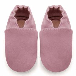 IceUnicorn Baby Lauflernschuhe Krabbelschuhe Baby Mädchen Jungen Lederschuhe Baby Weicher Leder Hausschuhe Baby Wildledersohlen Babyschuhe 12-18 Monate Rosa