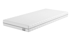 Traumnacht Basis orthopädische 7-Zonen Kaltschaummatratze für alle Schlaftypen, Härtegrad H2 (weich), 90 x 200 cm, weiß, Öko-Tex zertifiziert, produziert nach deutschem Qualitätsstandard