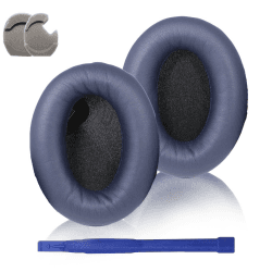 Adhiper WH-1000XM4 Ohrpolster, Kompatibel mit Sony WH-1000XM4 kabellose Kopfhörer Ohrpolster, Headset Ohrpolster Ersatzteile, Ohrmuscheln, Reparaturteile (Blau)