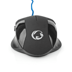 NEDIS Gaming Mouse - Verdrahtet - 1200/2400 / 4800/7200 DPI - Einstellbar DPI - Anzahl Knöpfe: 6 - Programmierbare Tasten - Rechtshändig - 1.50 m - Ohne Beleuchtung