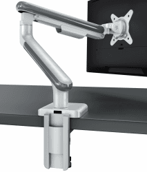 Desktronic Monitor Halterung, Monitorarm mit 360° Drehung, Höhenverstellbarer Bildschirmhalter, Robuste Bauweise, Kabelmanagement, Einfache Installation, für Große Monitore, Ergonomisches Design