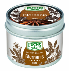 Fuchs Gewürze - Sternanis ganz | 9 Stück/16 g in aromaschonender Dose