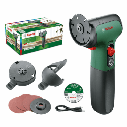 Bosch Mini-Winkelschleifer EasyCut&Grind (Holz (Rundhölzer), Kunststoff, Karton und Metall trennen; 2,0 Ah Akku; 7,2 Volt; im Karton)
