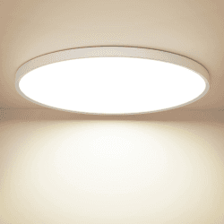OUILA LED Deckenleuchte Flach Rund - Deckenlampe 24W 4000K 2600LM IP44 Wasserdichte Badezimmer lampe, Küchenlampe Neutralweiß für Küche Bad Schlafzimmer Flur Keller, Durchmesser 30cm