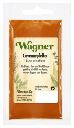 Wagner Gewürze Chillies gemahlen, 5er Pack (5 x 30 g)