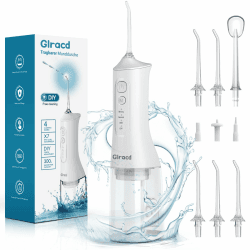 Munddusche Testsieger 2024,Professionelle Water Flosser mit Wasserfall-Mikrobläschen Technologie,Zahnzwischenraumreiniger mit DIY-Einstellung des Wasserdrucks für die Mundreinigung und Zahnspange
