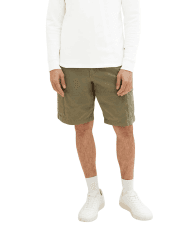 TOM TAILOR Herren Relaxed Fit Cargo Shorts 28 10415 - Dusty Olive Green