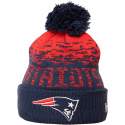 New Era NFL New England Patriots Bobble Beanie Bommelmütze