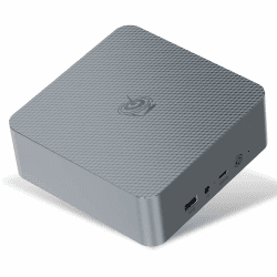 Beelink EQR6 Mini PC, AMD Ryzen 5 6600H(6C/12T bis zu 4.5Ghz), 16GB DDR5 RAM 500GB M.2 PCIe4.0 SSD Mini Computer, WiFi6, BT5.2, Dual HDMI, Dual 1000M LAN, USB3, Type-C