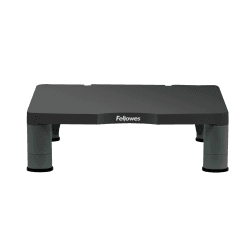 Fellowes Monitorständer Standard, höhenverstellbar, ergonomisch, sehr stabil für alle Arten von Monitoren bis 21 Zoll