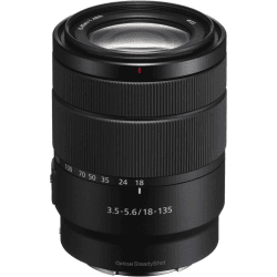 Sony SEL-18135 Zoom Objektiv 18-135mm F3.5-5.6 OSS (E-Mount APS-C geeignet für A5000/A5100/A6000 Serien und Nex) schwarz