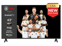TCL 43L5A, 43 Zoll Fernseher, FHD, HDR smart TV unterstützt bei Android TV (Kindermodus, Dolby Audio, kompatibel mit Google Assistant)