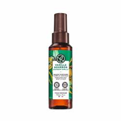 Yves Rocher BRUME PARFUMEE Parfümiertes Duftspray - Körper- und Haarspray - Mit Duft von Bourbon Vanille - 100 ml