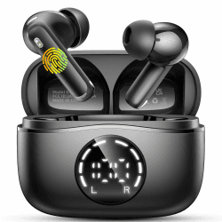 Bluetooth Kopfhörer, Kopfhörer Kabellos Bluetooth 5.4 In Ear Kopfhörer mit 4 ENC Noise Cancelling Mikrofon Earbuds, 48H Spielzeit, IP7 Wasserdicht Bluetooth Ohrhörer für Yoga/Reisen/Arbeit 2025 Neu