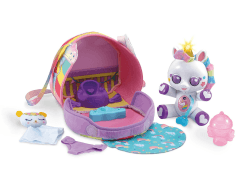 VTech Little Love - Emily Einhorn mit Handtasche – Süße Puppe mit Tasche, in der sie getragen werden kann – Für Kinder von 3-8 Jahren