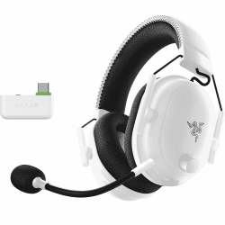Razer Blackshark V2 Pro (Xbox) - Kabelloses Konsolen E-Sport Headset für Xbox S|X & One (Triforce 50mm Treiber, HyperSpeed Wireless 2,4 GHz, abnehmbares HyperClear Mikrofon) Weiß