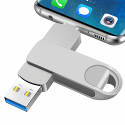 LZKNZT USB C Stick 512GB USB Stick USB C 2-in-1 OTG Speicherstick Dual USB-Sticks Wasserdicht USB Stick C 512GB USB-A & Typ-C für PC/Laptop/Computer, Android Typ-C Handy