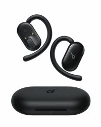 soundcore V20i von Anker Open-Ear Kopfhörer, verstellbare Ohrhaken, komfortabel, fester Halt, starker Bass, rauschfreie Telefonate, IP55, LED, 36h Spielzeit,Bluetooth 5.4 Earbuds,Multipoint Connection