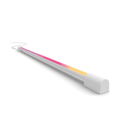 Philips Hue Play Gradient Light Tube weiß 75cm, 1100lm, Surround-Beleuchtung, bis zu 16 Mio. Farben, einstellbare Lichteffekte, steuerbar via App, für Fernseher geeignet
