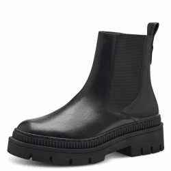MARCO TOZZI Damen Chelsea Boots Vegan zum Schlupfen 40 EU Schwarz