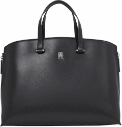 Tommy Hilfiger TH MODERN TOTE Tragetasche Damen, Schwarz (Black), OS