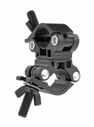 Bresser F000564 JM-34 Fotostudio Doppelrohrklemme (2x25-35 mm, aus Metall zur rechtwinkligen Verindung zweier Rohre/Stangen)