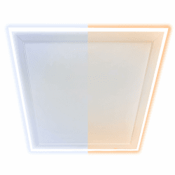 Heidenfeld Infrarotheizung HF-HP500 mit Licht | 𝟭𝟬 𝐉𝐀𝐇𝐑𝐄 𝐆𝐀𝐑𝐀𝐍𝐓𝐈𝐄 - LED Rahmen - Infrarot Deckenheizung mit Thermostat - Deutsche Qualitätsmarke - Fernbedienung (640 Watt Wechselbar)