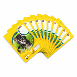 Landré Schulblock A5, Lineatur 1, liniert (1. Klasse), 50 Blatt, 80 g/m², 10 Stück