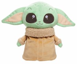 Mattel Star Wars Springender Grogu“-Plüschspielzeug mit Sprung-Action und Geräuschen, weiche Plüschfigur inspiriert von Star Wars: Das Buch von Boba Fett“ HPG48