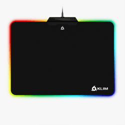 KLIM Mauspad RGB Chroma - Gewebe mit hoher Genauigkeit - Lichteffekte - Verschiedene Modi - Gaming Gamer Videospiele [ Neue 2022 Version ]