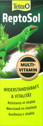 Tetra ReptoSol (hochwertiges flüssiges Vitamin-Ergänzungsfutter für alle Reptilien, Multivitamin-Präparat, Nahrungsergänzung erhöht Widerstandskraft), 50 ml Flasche