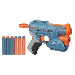 Nerf Elite 2.0 Volt SD-1 Blaster mit 6 Darts und Steckschienen, Spielzeug für draußen und drinnen, Reichweite bis zu 27 Meter, erweiterbar mit Zubehör, für Kinder ab 8 Jahren