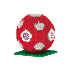 FOCO Offizielles Lizenzprodukt FC Bayern München BRXLZ-Steine 3D-Fußball Bau-Set