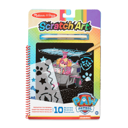 Melissa & Doug 33260 Paw Patrol Kratzkunst-Block, Skye, Mehrfarbig