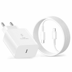 45W USB C Ladegerät Ladekabel für Samsung Galaxy S24/S23/S22 Ultra Plus/S21/S20 fe/A55 A54 A53 A52 A51 A50 5g/A34 A33 A23 A15 A13 A12,2M Handy Schnellladekabel mit Super Fast Charger Schnellladegerät
