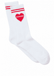 FC St. Pauli Herz Socken Socks 42-46 Rot