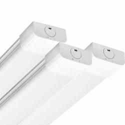 Anten 3stk Feuchtraumleuchte LED 150cm, 45W 4950LM LED Neonröhre, Neutralweiß 4000K Feuchtraumlampe, IP65 Wasserfest Wannenleuchte, Werkstattlampe, Kellerleuchte, Deckenleuchte für Büros Lager Garage