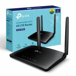 TP-Link Archer MR202 LTE Router, 4G Router SIM Karte, WLAN Dual-Band AC750, 4G Cat4 bis zu 150 Mbit/s, 4 Ports, Plug and Play, MU-MIMO, TP-Link One Mesh