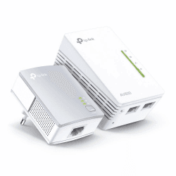 TP-Link WLAN Powerline Adapter Set TL-WPA4220 KIT(600Mbit/s, WLAN 300Mbit/s, Wi-Fi Clone, Fast-Ethernet-LAN, Plug&Play, Kompatibel mit allen HomePlug AV/AV2)