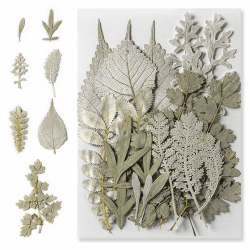 Premium Getrocknete und Gepresste Blätter,Getrocknete Blumen in Silber,Echte Natürliche Trockene Blätter,Natürlich, Authentisch, Vielseitig,Ideal für DIY-Kreativprojekte,Packung mit 21 Teilen