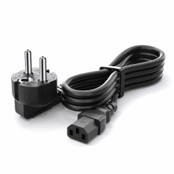 (1 Stück 1.8m) Netzkabel Drucker, CYD Laptop Netzkabel 3 Polig 250V 10A Kompatible mit TV netzkabel Samsung LG Stecker Drucker HP Canon Epso n