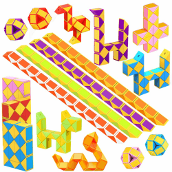 WEARXI Mitgebsel Kindergeburtstag, Magische Schlange 20er Set, Kleine Geschenke für Kinder Spielzeug Give Aways Kindergeburtstag Gastgeschenke, Geschenke zur Einschulung Junge Schultüte Füllung Jungen