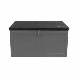 Grindi - Gartenbox Kissenbox Auflagenbox - Morus - Dunkelgrau, 190 Liter, 96x46x49 cm - Wassersichere Outdoor Paketbox, Gartenschrank & Truhe, wetterfest für Balkon, Gartenhaus, Geräteschuppen