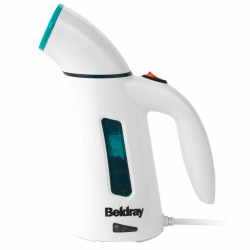 Beldray BEL0725TQ Tragbarer Dampfglätter mit Dampfbürste, 600W Steamer, Reise Dampfglätter für Kleidung, Polster, Vorhänge, schnelles Aufheizen, Chemikalienfreie Reinigung, Falten leicht glätten