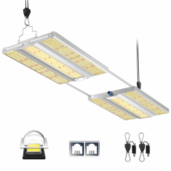 VIPARSPECTRA XS3000 Pro LED Grow Lampe,Pflanzenlampe LED Vollspektrum,Neue Gen Linsen Grow Light mit Daisy-Chain 6 Levels Dimmen 0-100% Für Zimmerpflanzen Gemüse Blüte für Growzelt 120x90cm 120x60cm